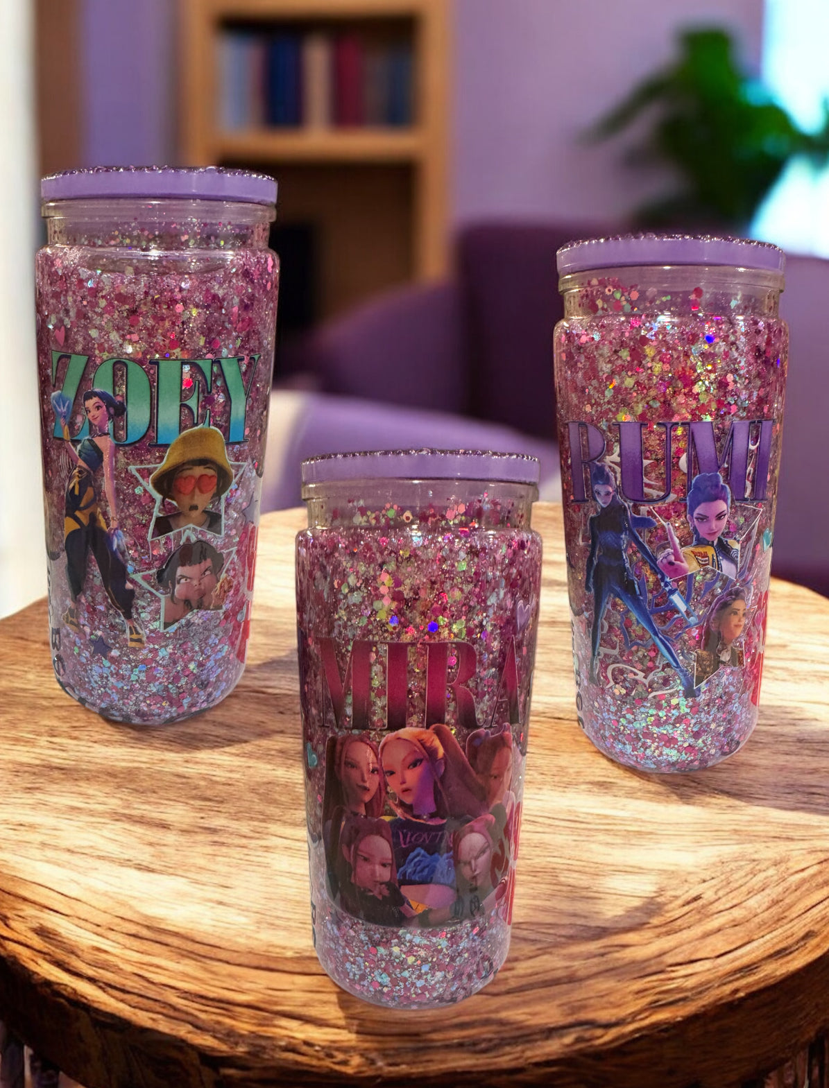 Kpop Demon hunters snow globe cup