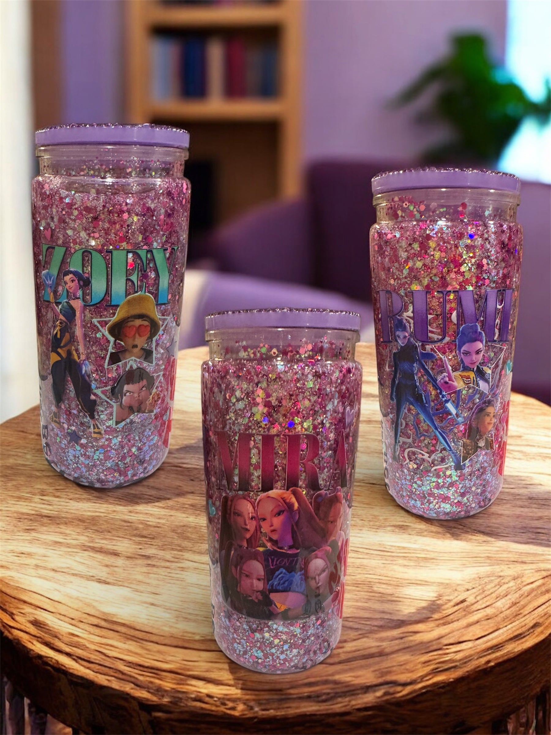 Kpop Demon hunters snow globe cup