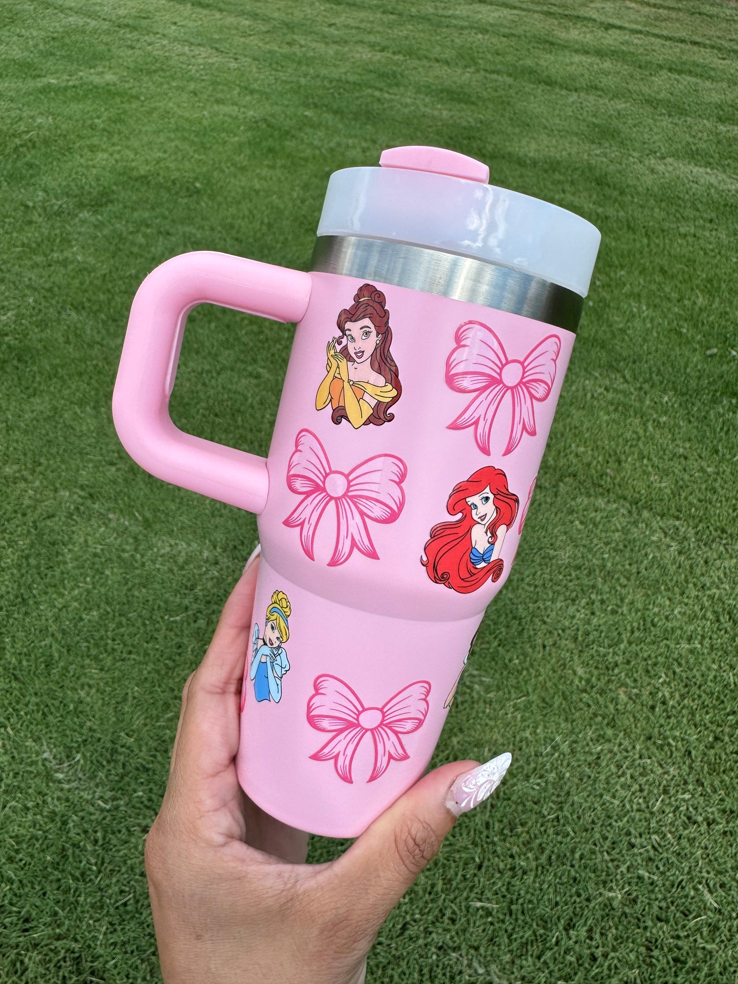 Princess and bows tumbler