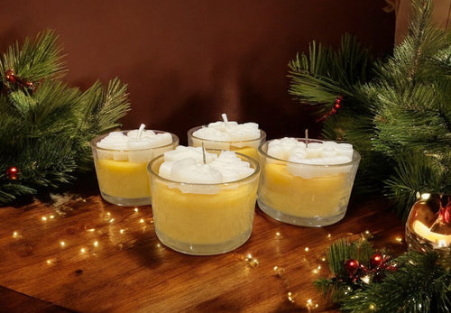 100% Natural Beeswax candles