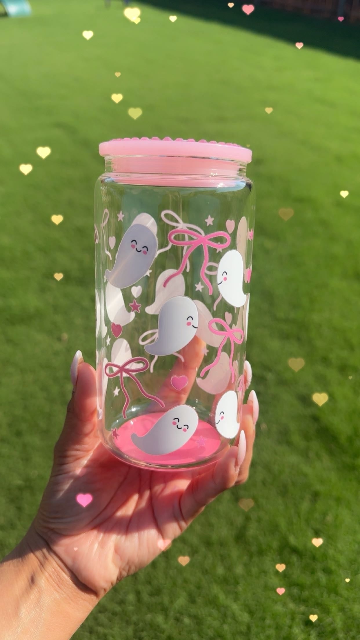 Pink Halloween 👻 cup