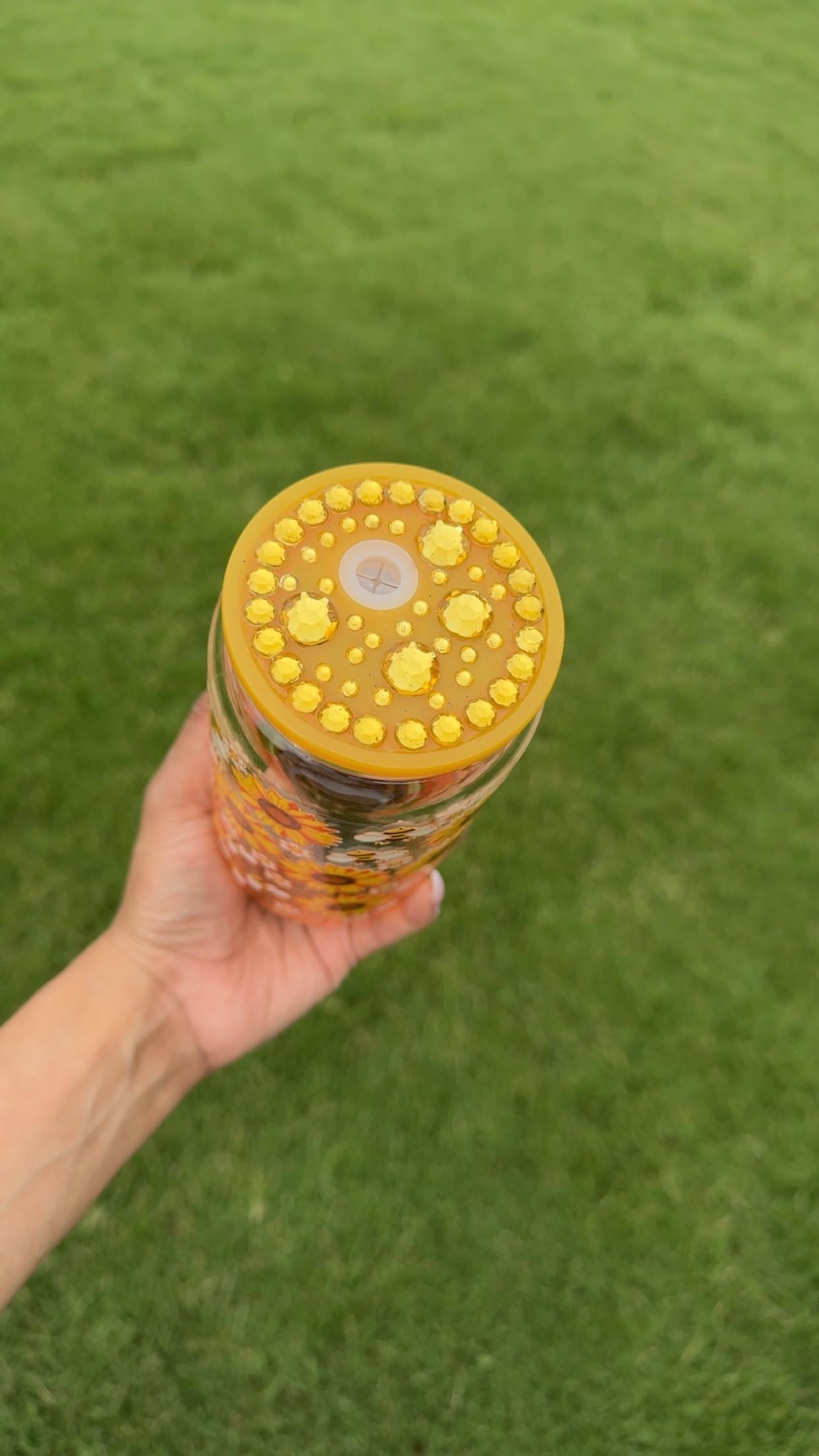 🌻 Sunflower Glass cup 🌻