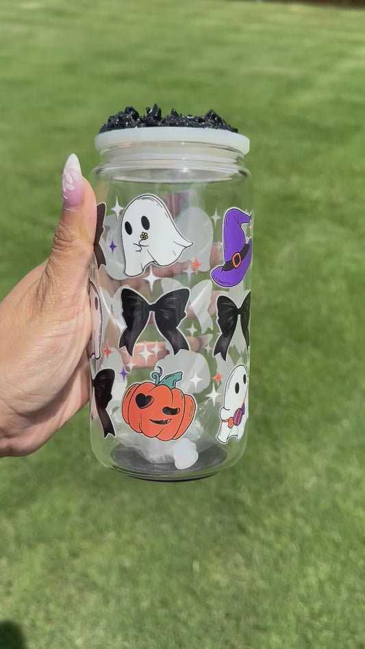 Halloween bows cup